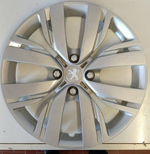LOT DE 4 ENJOLIVEURS PEUGEOT 208 DU 2012 pour JANTES 15" avec logo