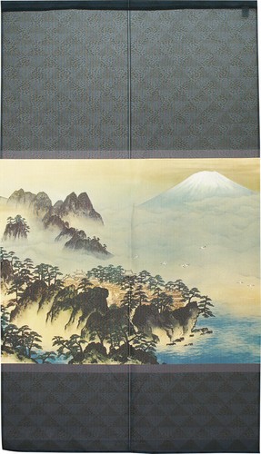 Noren japonais rideau suspendu - japonais,