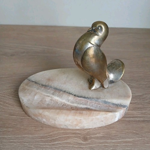 Sculpture oiseau métal - sculpture, en
