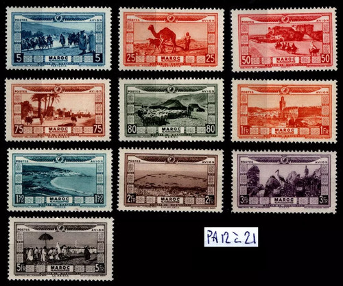 Maroc poste aérienne 12 - maroc,