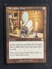 Carte Magic ENG Rare Mercadia 1999 Artefact Mercadian Atlas Pioche A07