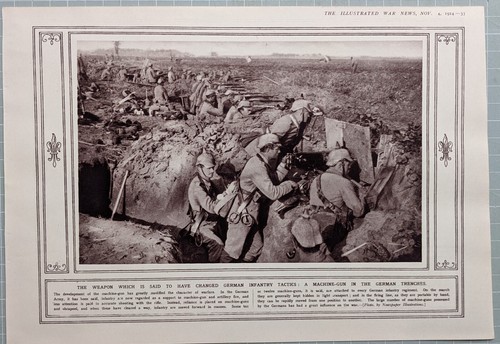 1914 wwi ww1 imprimé machine - imprimé,