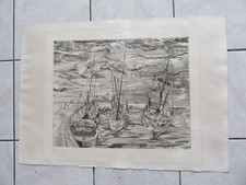 GRAVURE EAU FORTE ORIGINALE