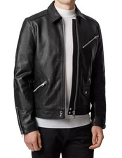 Veste noire pour homme 100 %