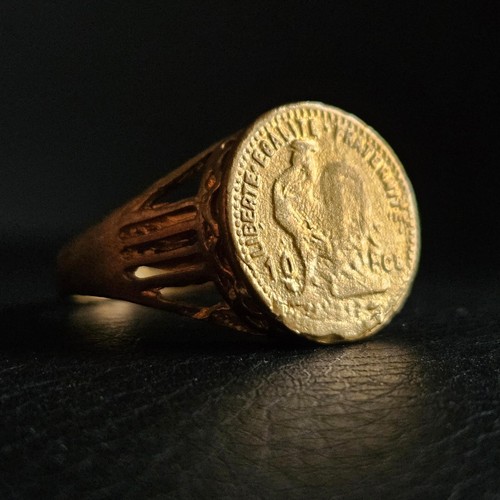 Bague chevalière imitation - , 10