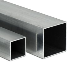 Tube carré aluminium - tube, en