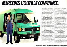 publicité Advertising  1222  1981  Mercedes Benz fourgon  307D outil confiance 2