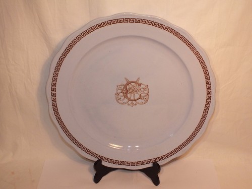 Grand plat rond - -, (cauldon)