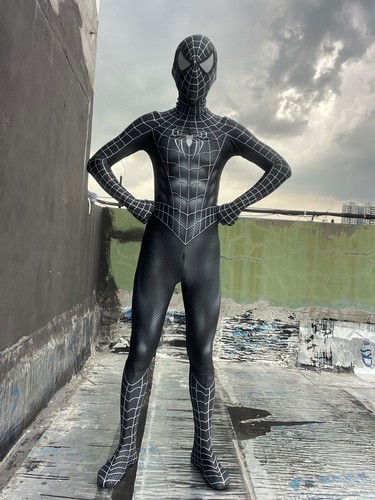 Black venom spiderman jumpsuit - venom,