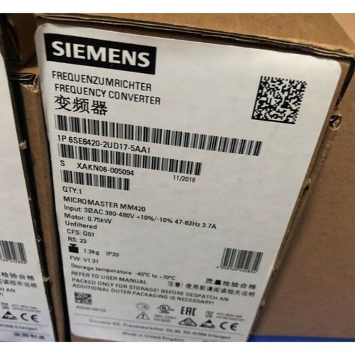 New siemens 6se6420 2ud17 5aa1 - new,