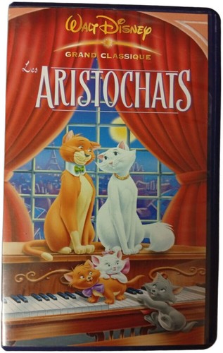 Vhs les aristochats walt - aristochats,