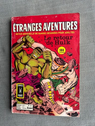 étranges aventures 1re série - aventures,