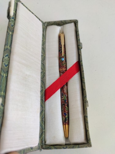 Stylo cloisonné chinois - stylo,