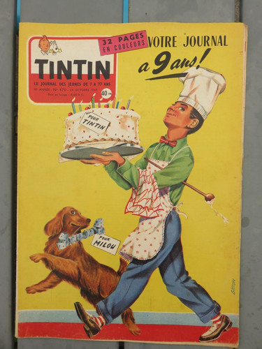 1957 journal tintin - 1957-journal, tintin-n°