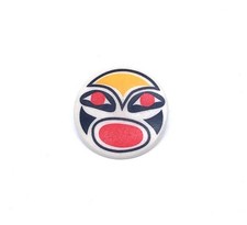 PLAYMOBIL * WESTERN * Bouclier Indien Blanc Rond Visage Campement 4012