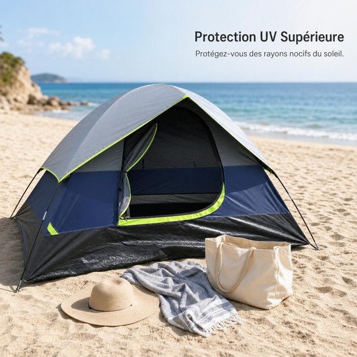 Tente camping imperméable - camping,