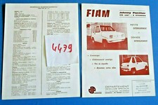 N° 4479 /  FIAM  JOHNNY PANTHER 125 cc / prospectus voiture sans permis 1979-81