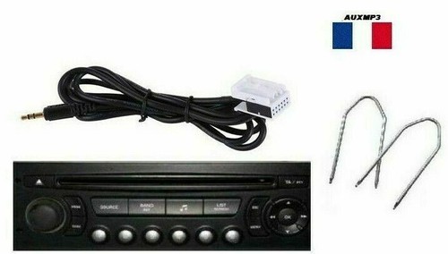 Cable auxiliaire mp3 - auxiliaire, peugeot