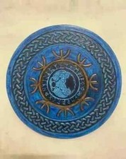 Bouclier médiéval en bois