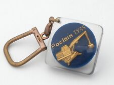 PORTE CLÉS ANCIEN - BOURBON - PELLE POCLAIN TY 45