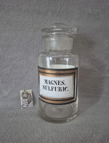 Ancien flacon verre - en,
