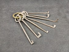 Ancien trousseau passe partout 7 clef clés rossignol saint pierre serrure métier