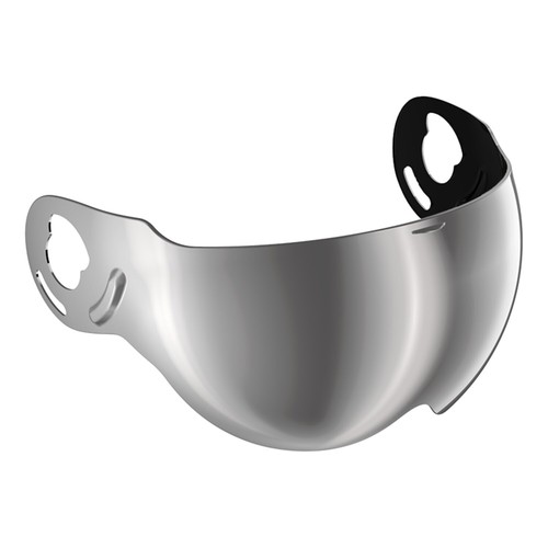 Visière iridium argent casque - visière,