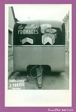 VÉHICULE VINTAGE, VIEILLE REMORQUE MAGASIN, PUB ,CARROSSERIE FREISS BELFORT-J113