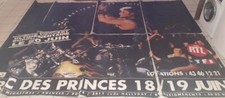 JOHNNY HALLYDAY RARISSIME AFFICHE 4X3 12 M2 DE 8 PANNEAUX PARC DES PRINCES 1993