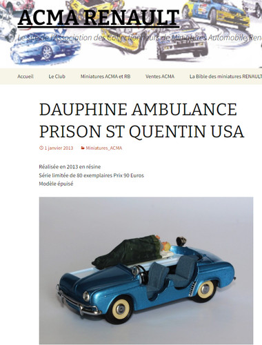 Renault dauphine ambulance - dauphine,