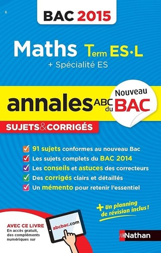 Annales abc bac 2015 - annales, maths