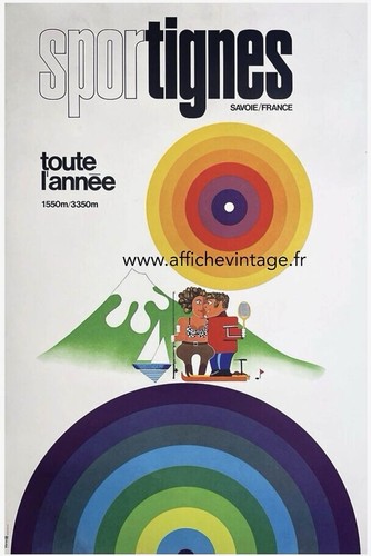 Affiche poster alpes - affiche,