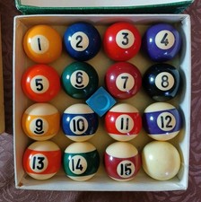 16 Boules De Mini Billard