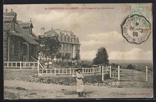 CPA Saint-Christophe-du-Jambet, Le Château et ses dépendances 1905 