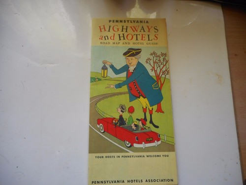 Ancienne carte routière usa - ancienne,