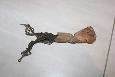 pare jupe ancien vert ressorts  (vélo ancien garde boue lefol peugeot )