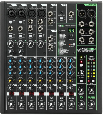 Mackie profx10v3 channel - profx10v3, 10-channel