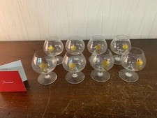 15 verres Cognac Napoléon or en cristal de Baccarat h : 8.5 cm (prix à la pièce)