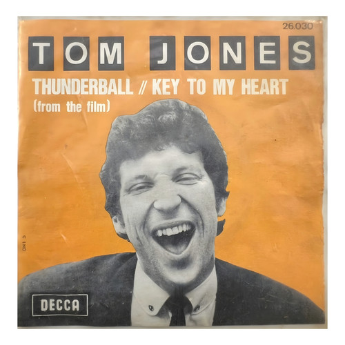 Vinyle tom jones thunderball - vinyle,
