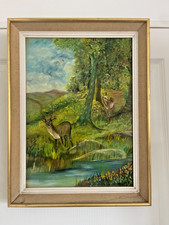 Ancien Tableau Peinture Huile