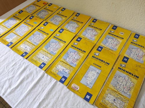 Cartes routières michelin - cartes,