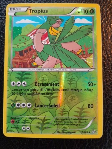Tropius reverse xy6 - tropius, xy6:ciel