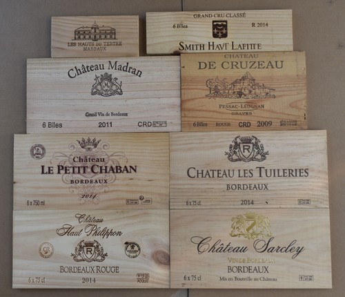 Estampe caisse vin - de,