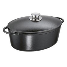 Rôtissoire Schulte-Ufer Rustika Braisière Rôtissoire à oie en fonte 34 cm 7 L