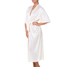 Long Kimono Déshabillé Lingerie Sexy Peignoir Femme Made in EU Neuf S M L XL XXL