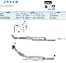 Pot catalytique Seat Toledo