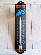 Plaque émaillée bombee