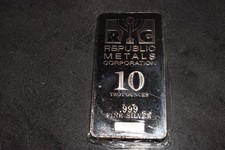 Lingot argent de 10 oz RMC