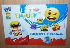 Libricino Emojoy Avec Jeux - Kinder Pologne 2018 Collection Emoji Ferrero