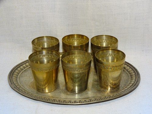 Gobelets plateau en - -6,